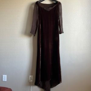 Richard Tyler couture velvet dress